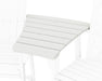 POLYWOOD 600 Series Angled Adirondack Dining Connecting Table in Vintage White