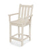 POLYWOOD Traditional Garden Counter Arm Chair in Sand