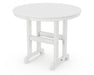 POLYWOOD Round 36" Dining Table in White