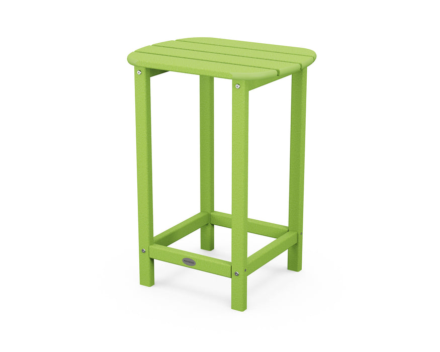 POLYWOOD South Beach 26" Counter Side Table in Lime