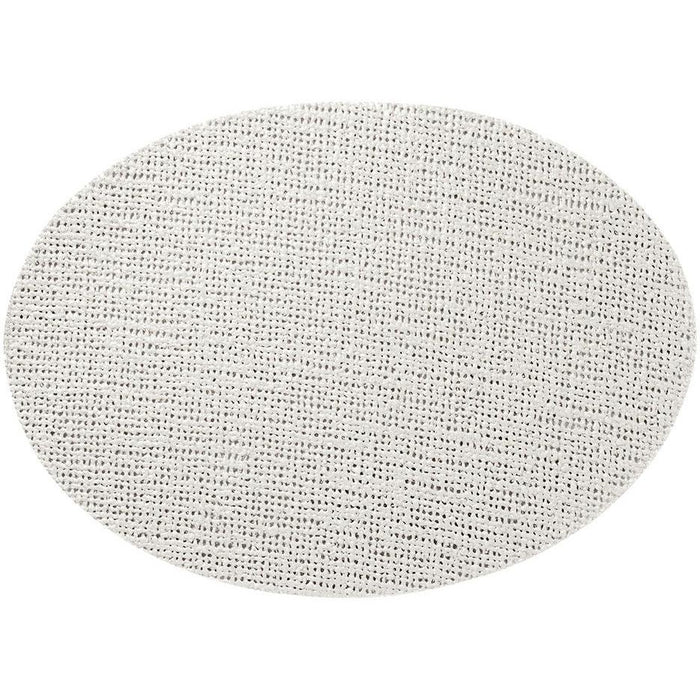 Fishnet Placemat Oval - White