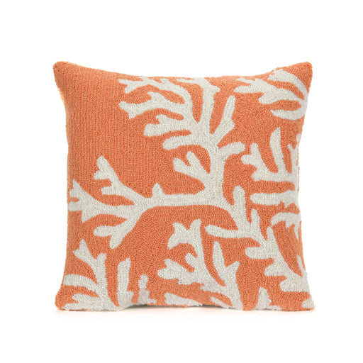 Liora Manne Frontporch Coral Indoor/Outdoor Pillow Coral
