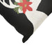 Liora Manne Frontporch Reindeer Indoor/Outdoor Pillow Black
