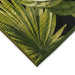 Liora Manne Marina Jungle Leaves Indoor/Outdoor Rug Black