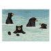 Liora Manne Frontporch Bathing Bears Indoor/Outdoor Rug Water