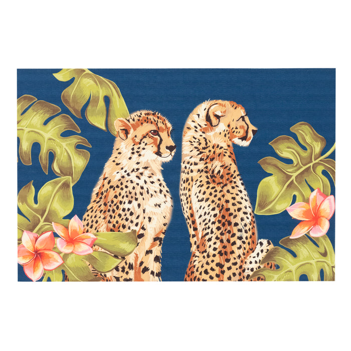 Liora Manne Illusions Cheetahs Indoor/Outdoor Mat Jungle