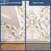 Liora Manne Canyon Floral Tile Indoor/Outdoor Rug Ivory
