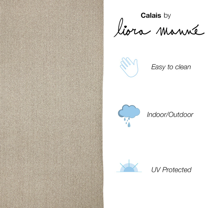 Liora Manne Calais Solid Indoor/Outdoor Rug Grey