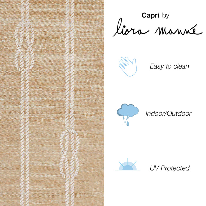 Liora Manne Capri Ropes Indoor/Outdoor Rug Neutral