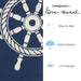 Liora Manne Frontporch Ship Wheel Indoor/Outdoor Rug Navy