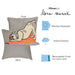 Liora Manne Frontporch Yoga Dogs Indoor/Outdoor Pillow Heather
