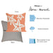 Liora Manne Frontporch Starfish Indoor/Outdoor Pillow Coral