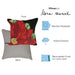 Liora Manne Frontporch Poinsettia Indoor/Outdoor Pillow Black