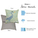 Liora Manne Frontporch Blue Heron Indoor/Outdoor Pillow Lake