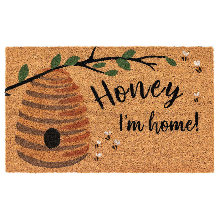 Liora Manne Natura Honey I'm Home Outdoor Mat Natural