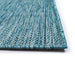 Liora Manne Carmel Texture Stripe Indoor/Outdoor Rug Aqua