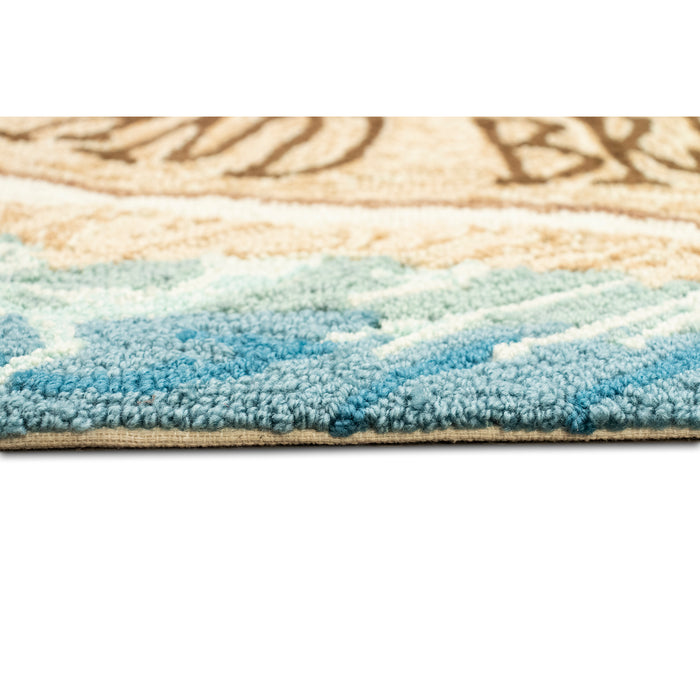 Liora Manne Frontporch Sandy & Bright Indoor/Outdoor Rug Sand