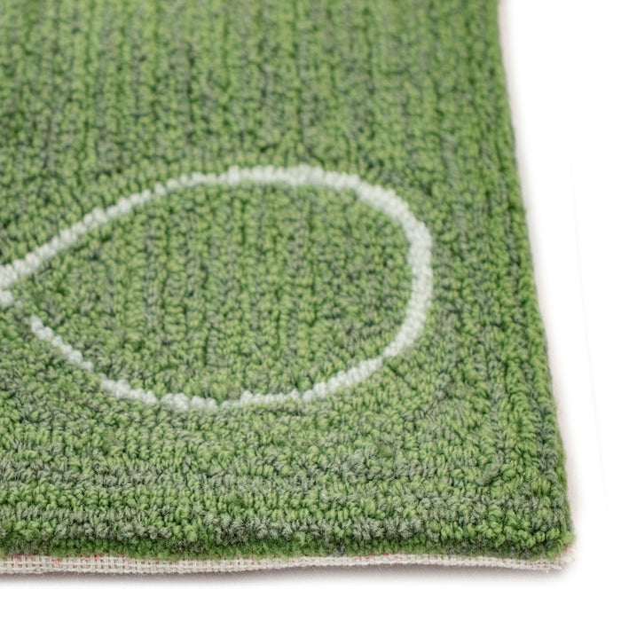 Green Bee Rug 4437/06 Frontporch Buzzy Bees Indoor/Outdoor Rug Green by Trans Ocean ...