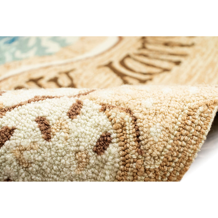 Liora Manne Frontporch Sandy & Bright Indoor/Outdoor Rug Sand