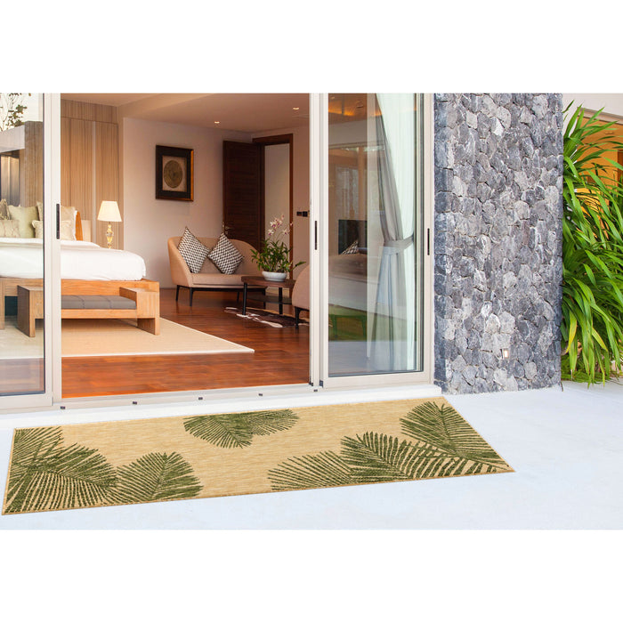 Liora Manne Carmel Palm Indoor/Outdoor Rug Green