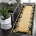 Liora Manne Marina Country Rooster Indoor/Outdoor Rug Yellow