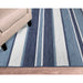 Liora Manne Sorrento Boat Stripe Indoor/Outdoor Rug Navy
