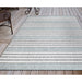 Liora Manne Malibu Faded Stripe Indoor/Outdoor Rug Aqua