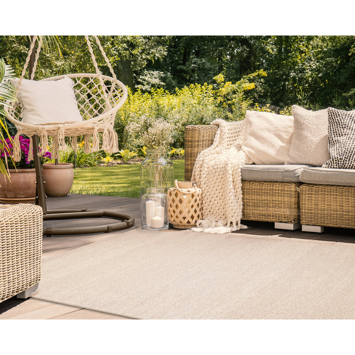 Liora Manne Avalon Texture Indoor/Outdoor Rug Sand