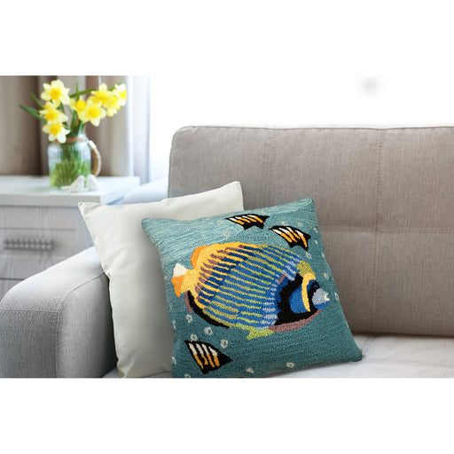 Liora Manne Frontporch Aquarium Indoor/Outdoor Pillow Ocean