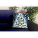 Liora Manne Frontporch Xmas Tree Indoor/Outdoor Pillow Midnight
