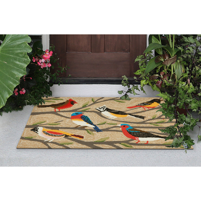 Liora Manne Frontporch Birds Indoor/Outdoor Rug Multi