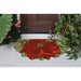 Liora Manne Frontporch Poinsettia Indoor/Outdoor Rug Red