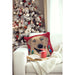 Liora Manne Frontporch Happy Holidays Indoor/Outdoor Pillow Red