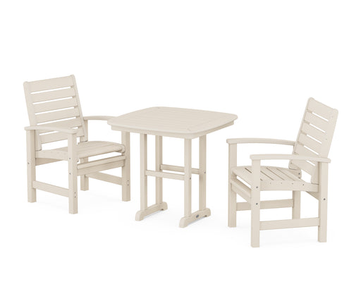 POLYWOOD Signature 3-Piece Dining Set in Sand