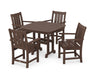 POLYWOOD® Oxford 5-Piece Dining Set in Mahogany