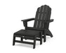 POLYWOOD® Vineyard Grand Adirondack Chair with Ottoman in Green