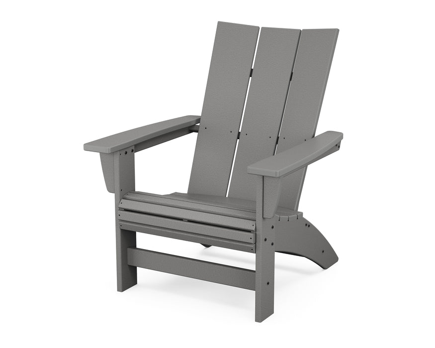 POLYWOOD® Modern Grand Adirondack Chair in Slate Grey