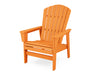 POLYWOOD® Nautical Grand Upright Adirondack Chair in Tangerine