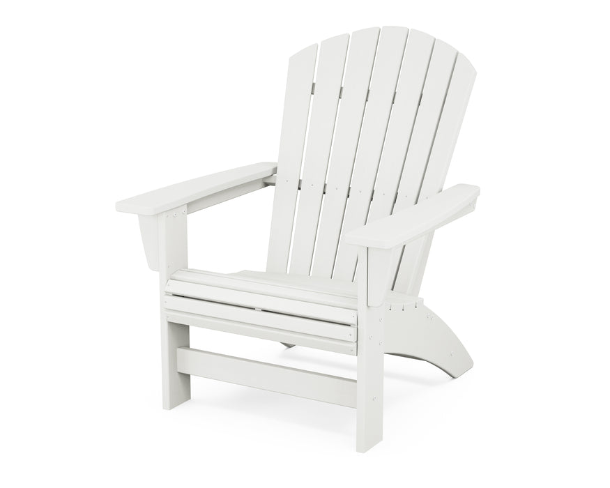 POLYWOOD® Nautical Grand Adirondack Chair in Vintage White