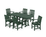 POLYWOOD® Mission Arm Chair 7-Piece Dining Set in Mahogany