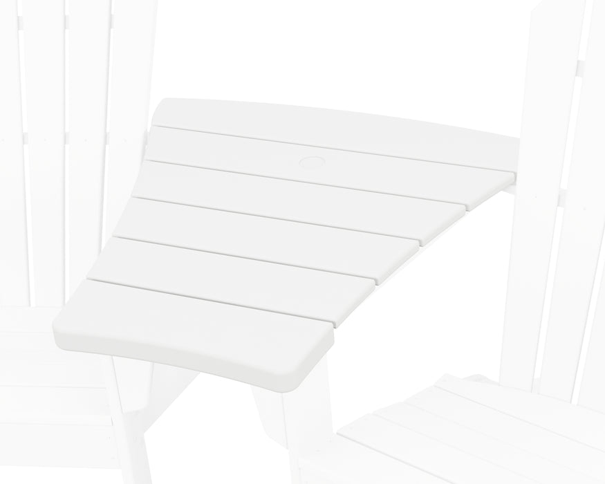 POLYWOOD® Angled Adirondack Connecting Table in White