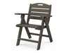 POLYWOOD Nautical Lowback Chair in Vintage Coffee