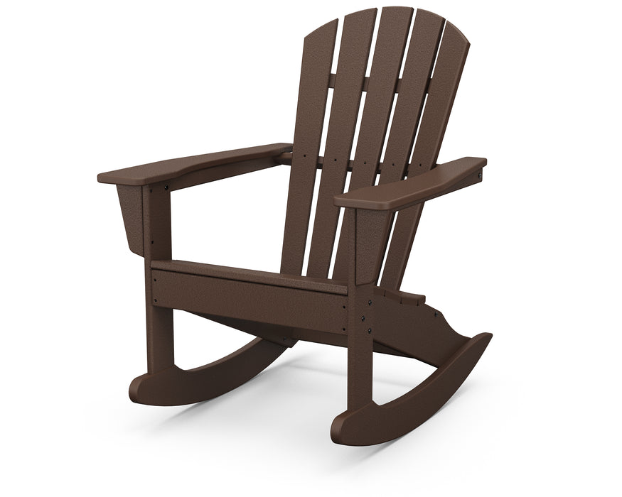 POLYWOOD® Palm Coast Adirondack Rocking Chair in Mahogany