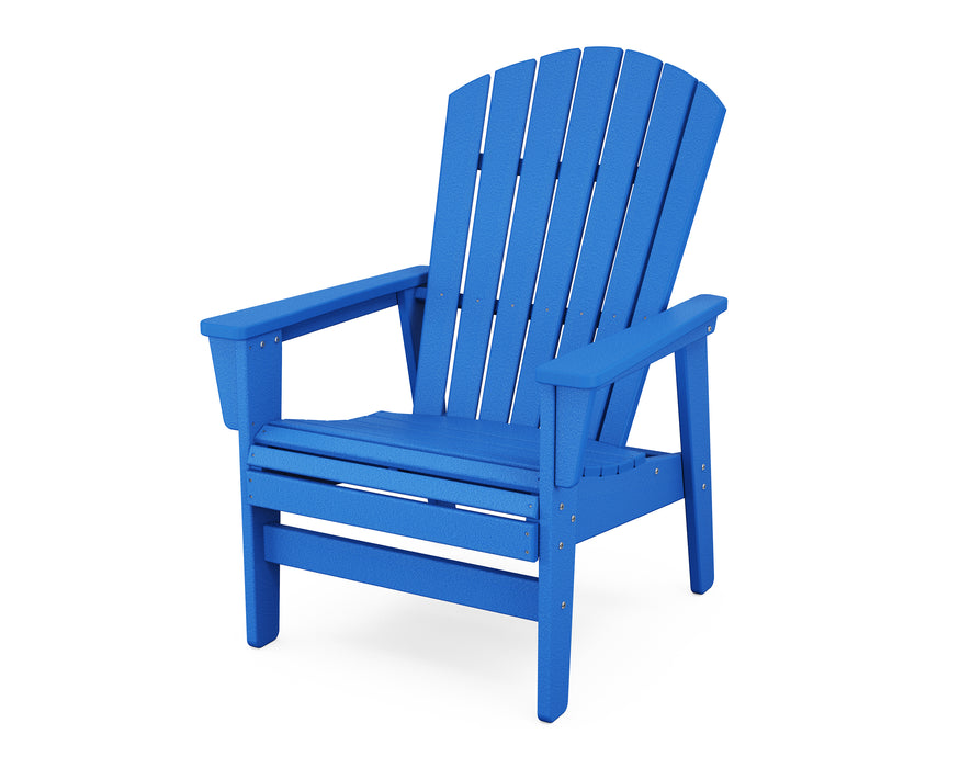 POLYWOOD® Nautical Grand Upright Adirondack Chair in Pacific Blue