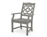 Martha Stewart by POLYWOOD Chinoiserie Dining Arm Chair in Slate Grey