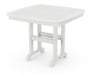 POLYWOOD Nautical 37" Dining Table in Vintage White