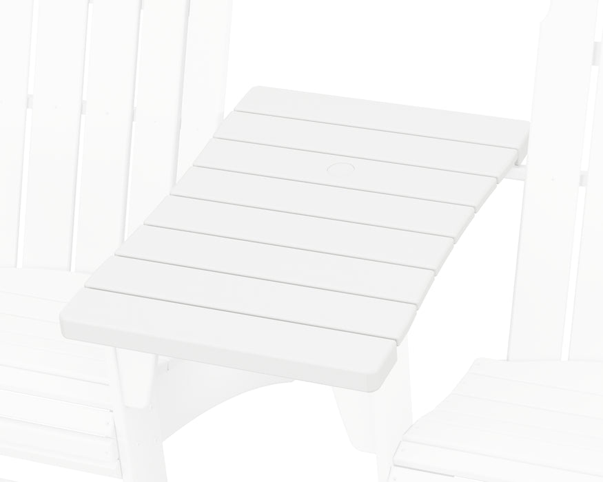 POLYWOOD® 600 Series Straight Adirondack Connecting Table in White