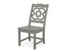 Martha Stewart by POLYWOOD Chinoiserie Dining Side Chair in Slate Grey