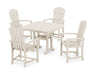 POLYWOOD Palm Coast 5-Piece Dining Set with Trestle Legs in Sand