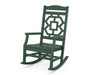 Martha Stewart by POLYWOOD Chinoiserie Rocking Chair in Green